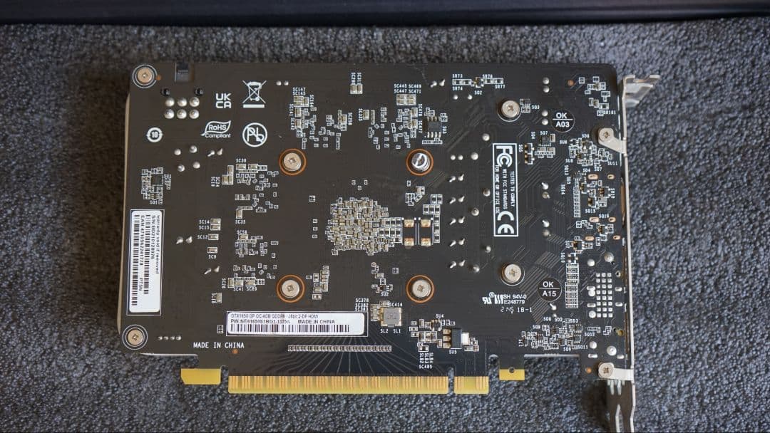 【白塗装】Palit GTX 1650 GDDR6 4GB 動作確認済・箱あり