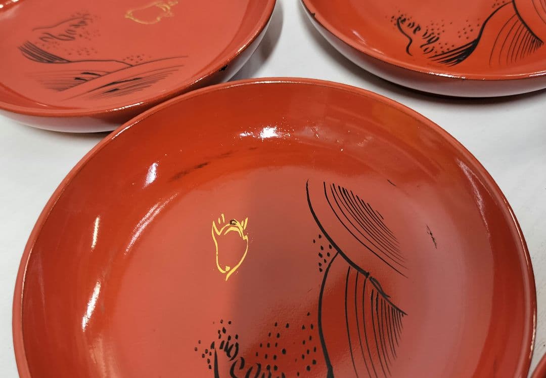 漆塗り 木製漆器 小皿 20枚セット ヴィンテージ商品