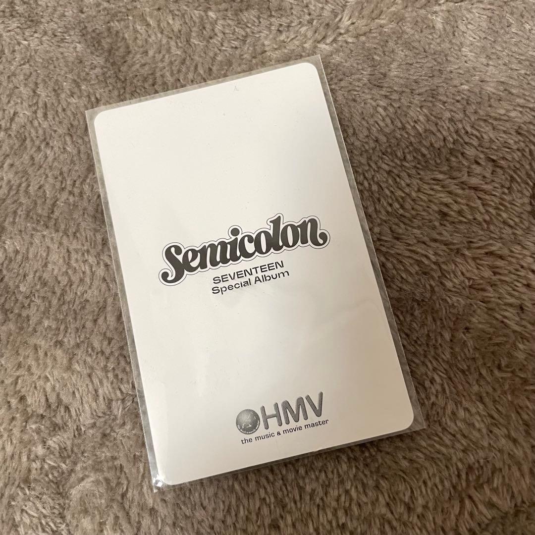 seventeen セブチ　ジュン　セミコロン　特典　トレカ