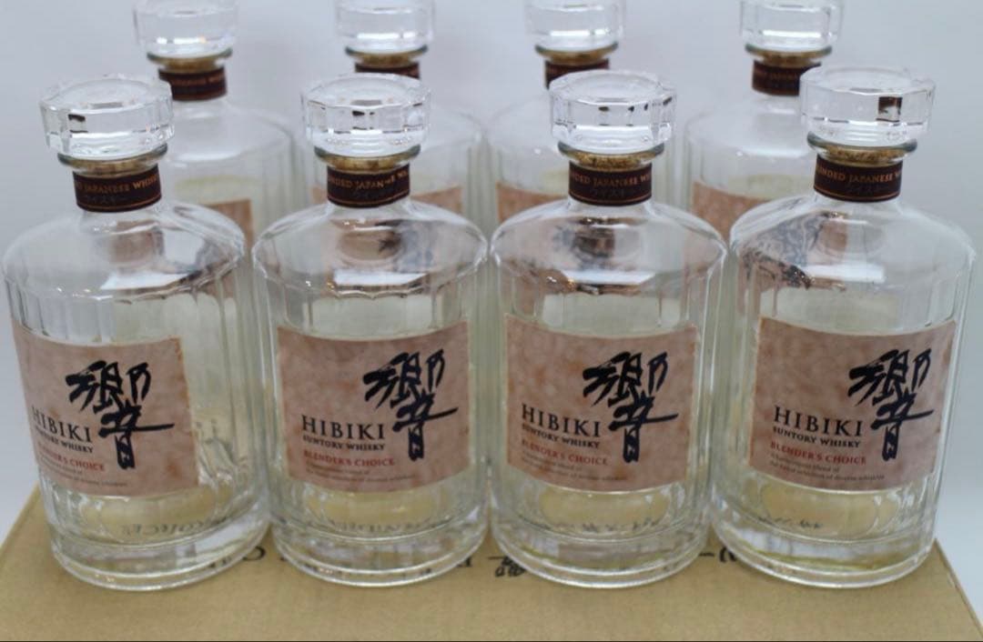 響 ブレンダーズチョイス 空瓶 未洗浄 24本セット 段ボール付 HIBIKI
