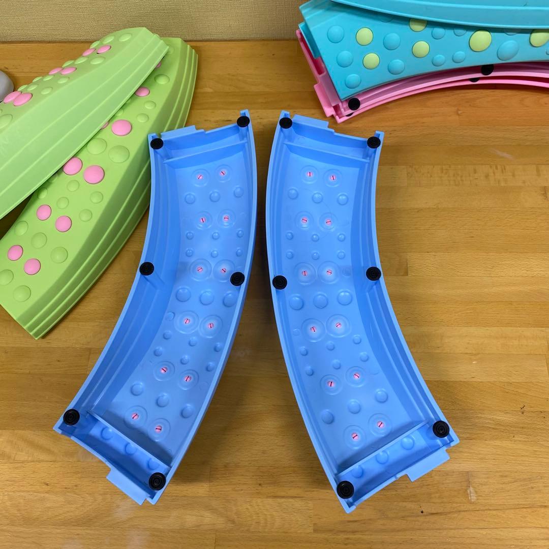 ★美品★バランスボードセット カラフル 平均台バランスストーン