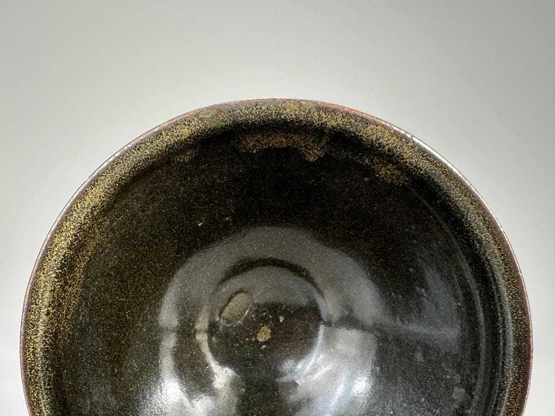日本美術　天目茶碗　時代茶碗　黒釉茶碗