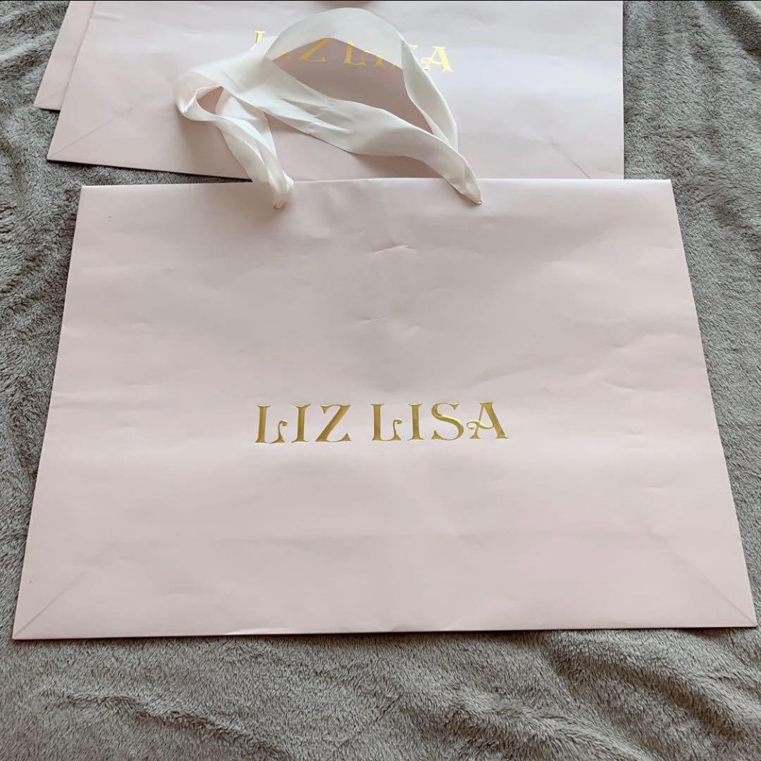 LIZLISA リズリサ ショッパー ショップ袋 紙袋 ピンク 10枚
