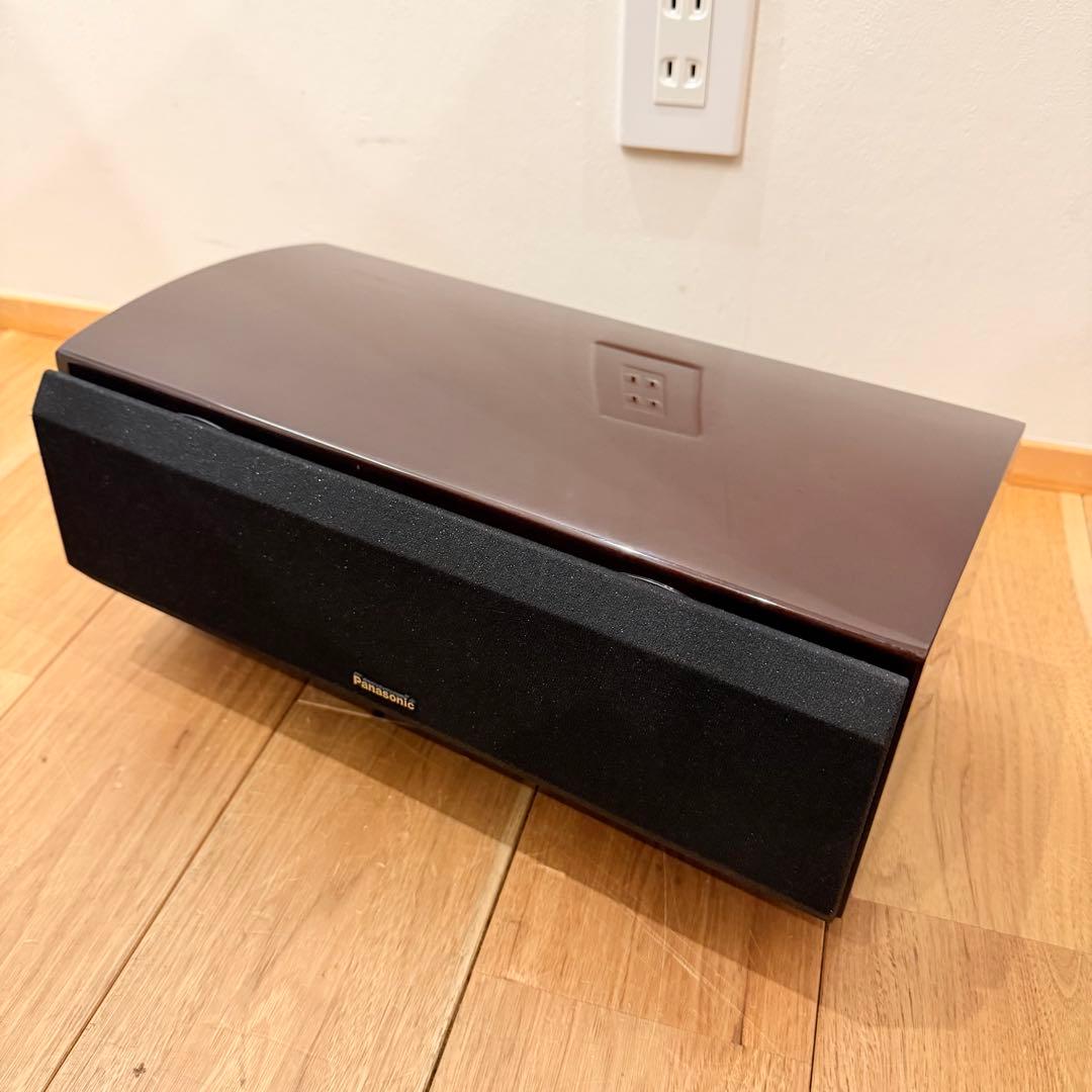 センタースピーカー パナソニック SB-PC810 Dブラウン テクニクス　木製