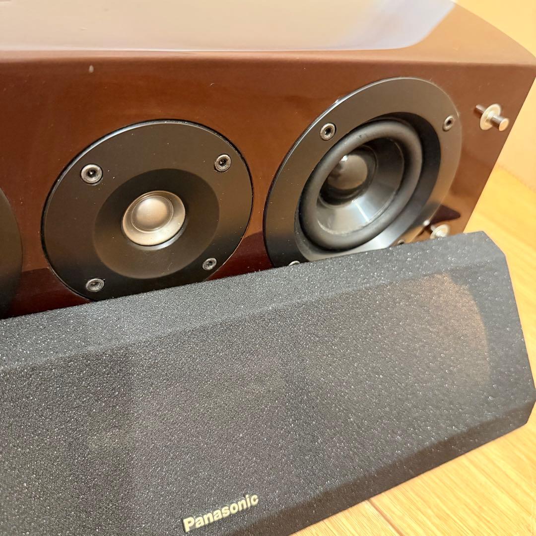 センタースピーカー パナソニック SB-PC810 Dブラウン テクニクス　木製