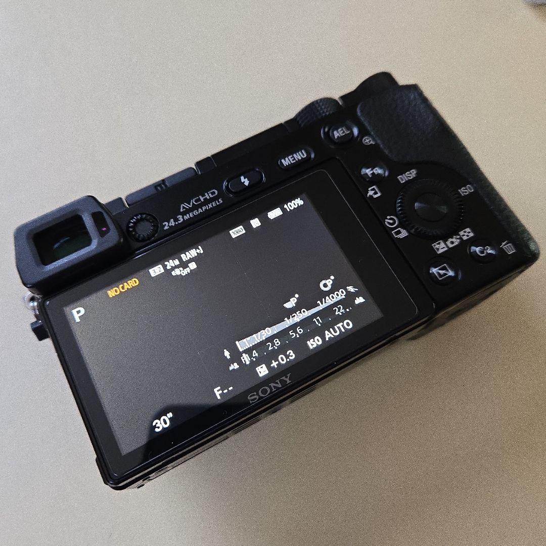 2186枚【美品】ソニー　ミラーレス　α6000 ボディー　※多少のお値引き可能