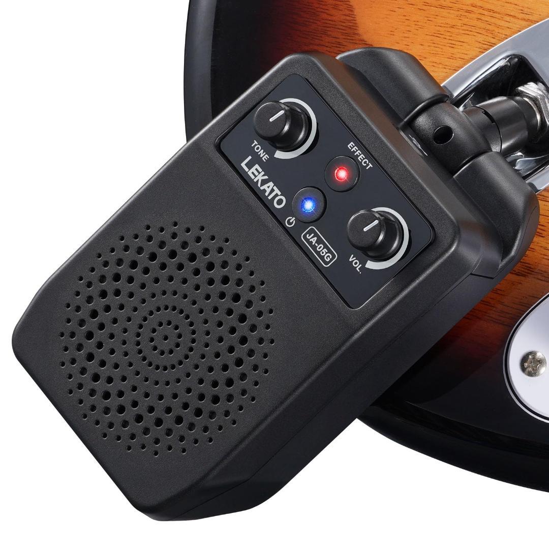 アンプ ギター 小型 ミニアンプ ギター 5W 4つのエフェクト Bluetpm