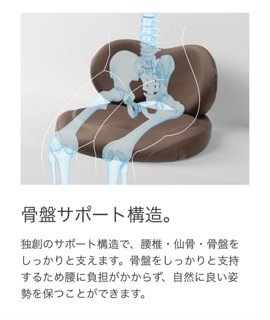 新品　エクスジェル　ハグカンフィ　HUG03-GR グレー 姿勢矯正 座椅子