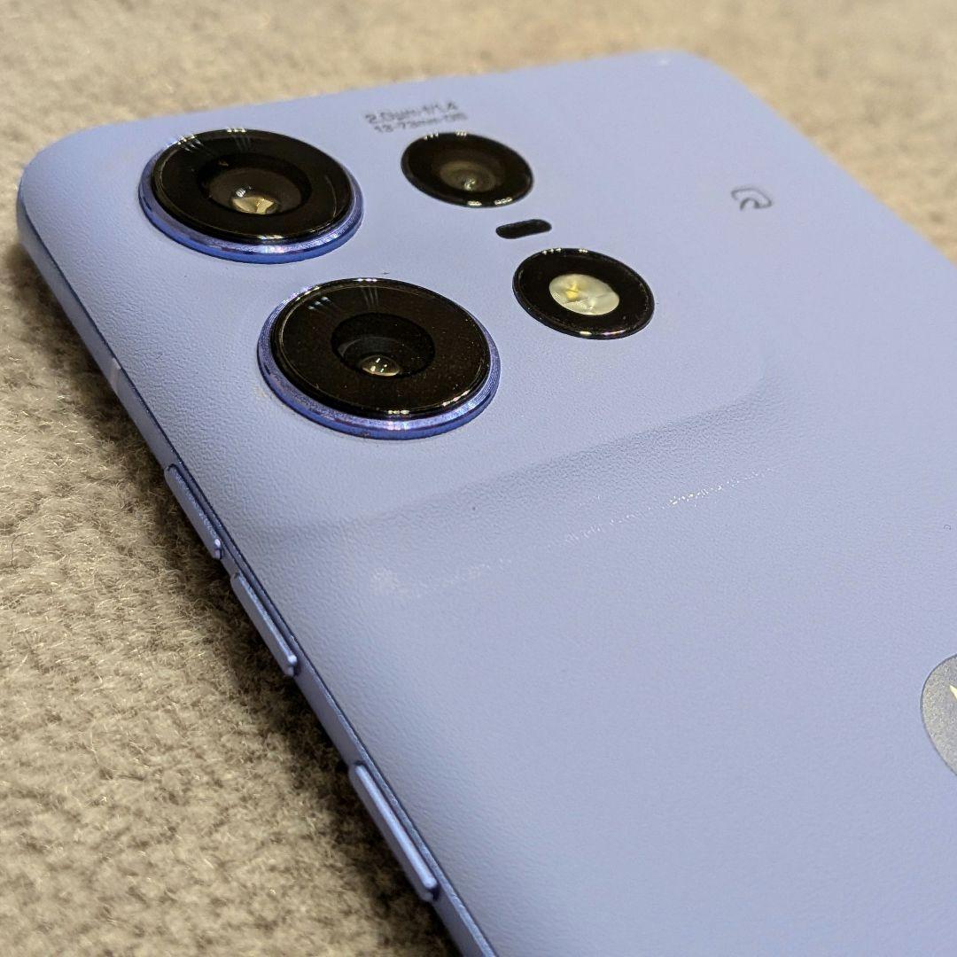 中古美品motorola edge 50s pro ラベンダー　付属品全てあり