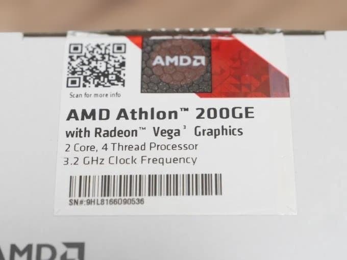CPU AMD Athlon 200GE CPU