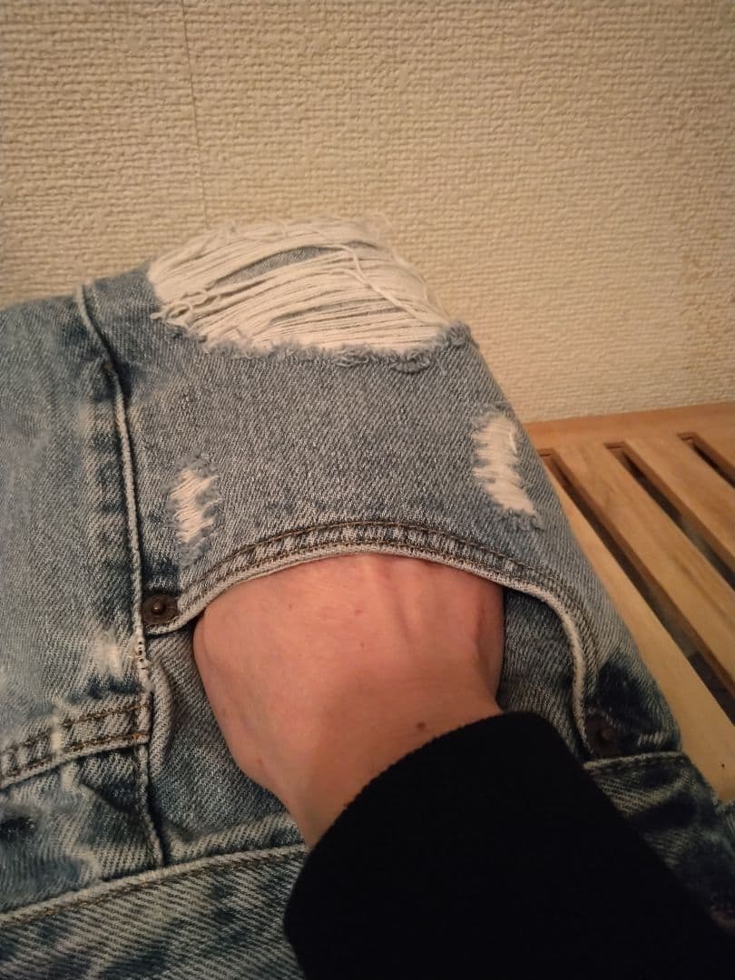 デニムクリアトートバッグ