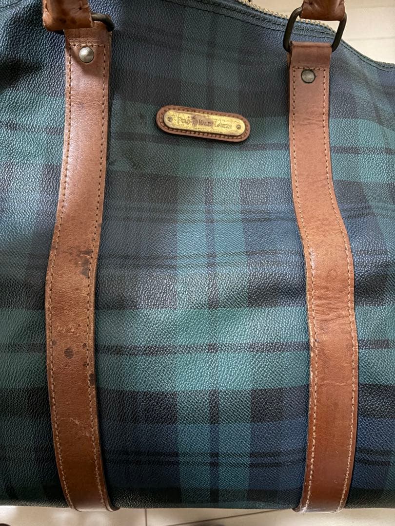 Polo Ralph Lauren タータンチェック ボストンバッグ