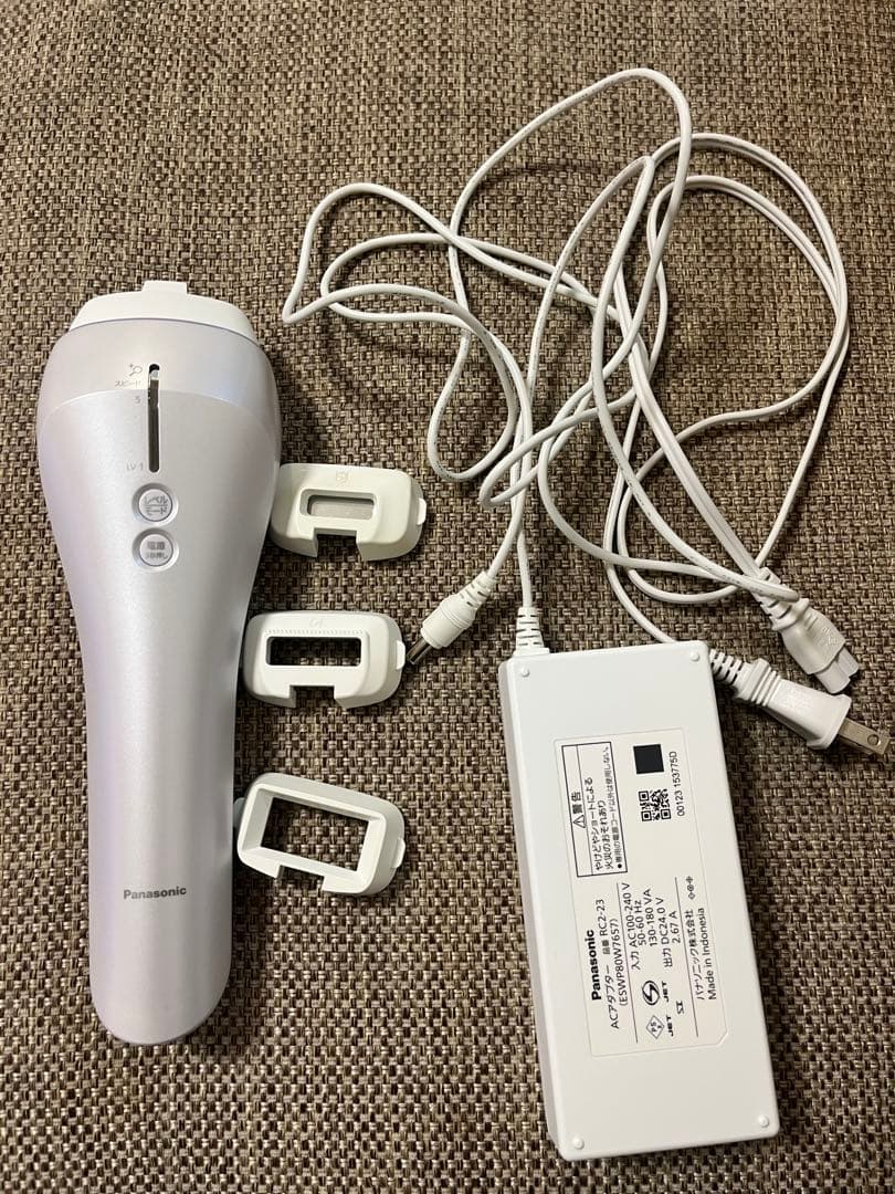 Panasonic 脱毛器 3つのアタッチメント付き