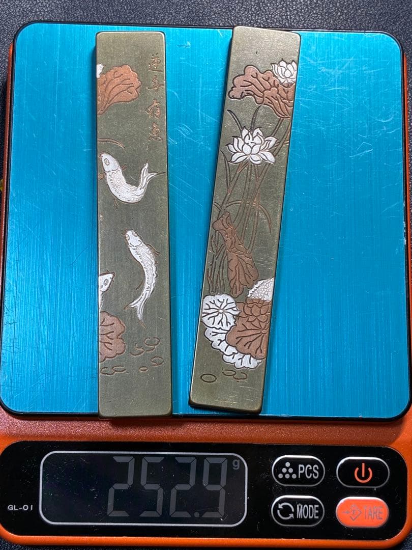 中国骨董品 文化財 【雲嘯堂】銘文鎮 蓮年有魚 書道 古賞物 古美品 古賞物縁起