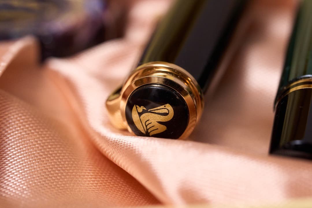 【極美品・調整済み】ペリカン スーベレーン M400 緑縞 箱・インク付き