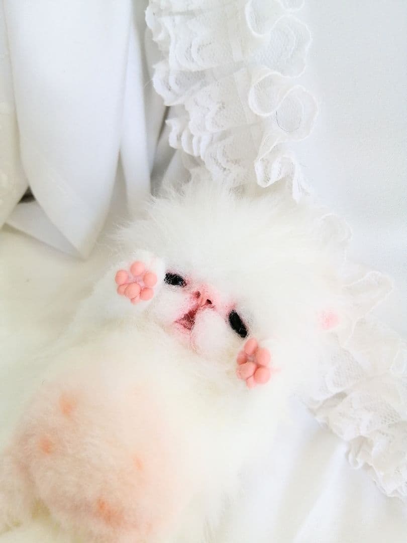 おしゃぶり♡お腹ぽっこり♡子猫ちゃん♡アートドール♡ぬいぐるみ♡スタイ♡