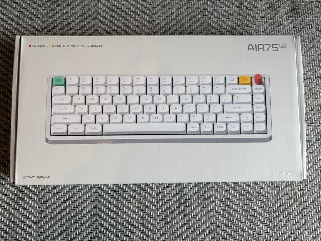 キーボード nuphy air75 v3
