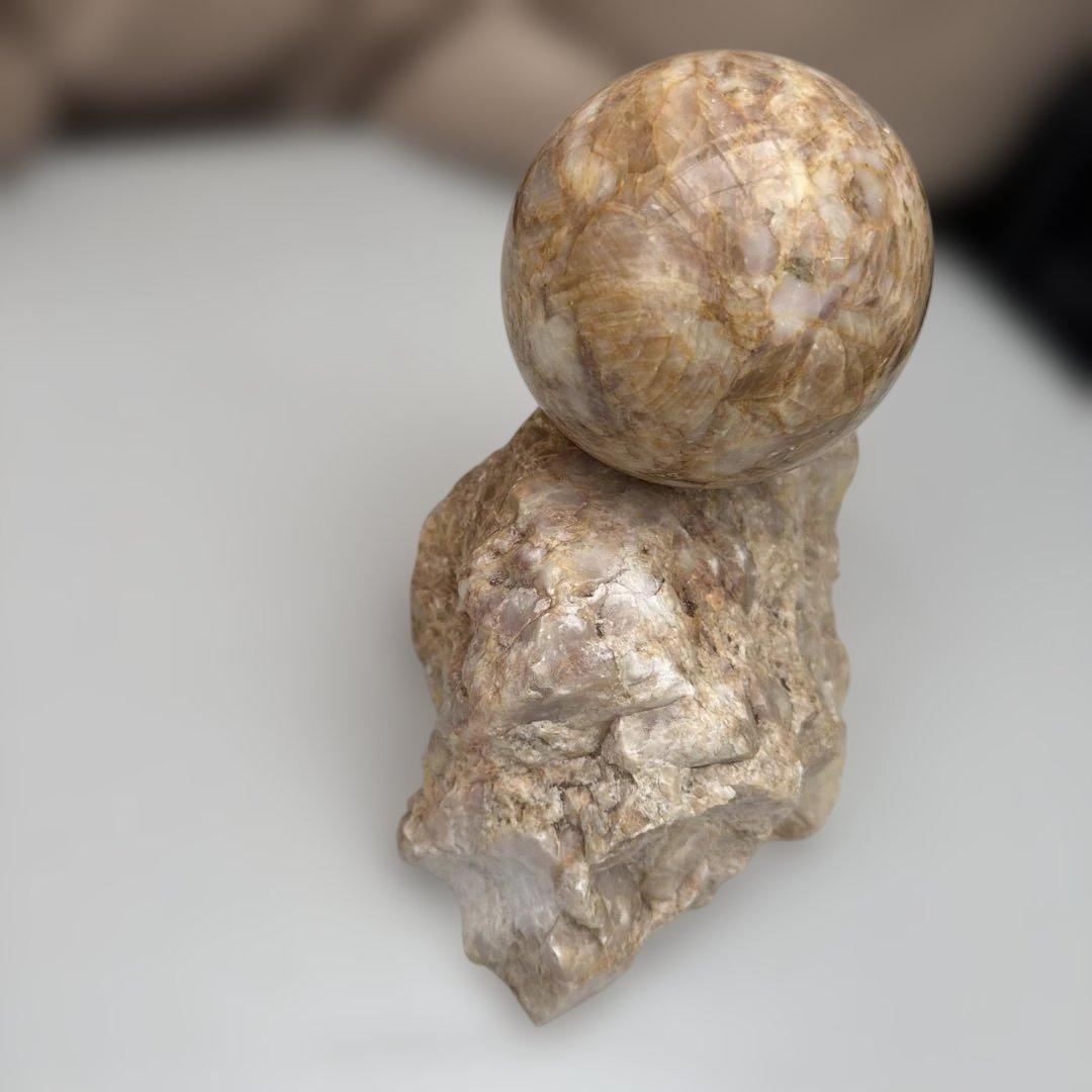 天然石 球体 置物