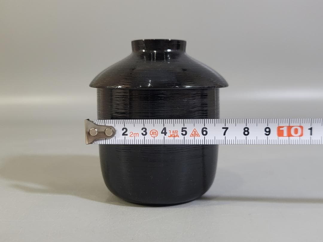 DT349 本漆 刷毛目 小吸物椀 十客 時代物 美品