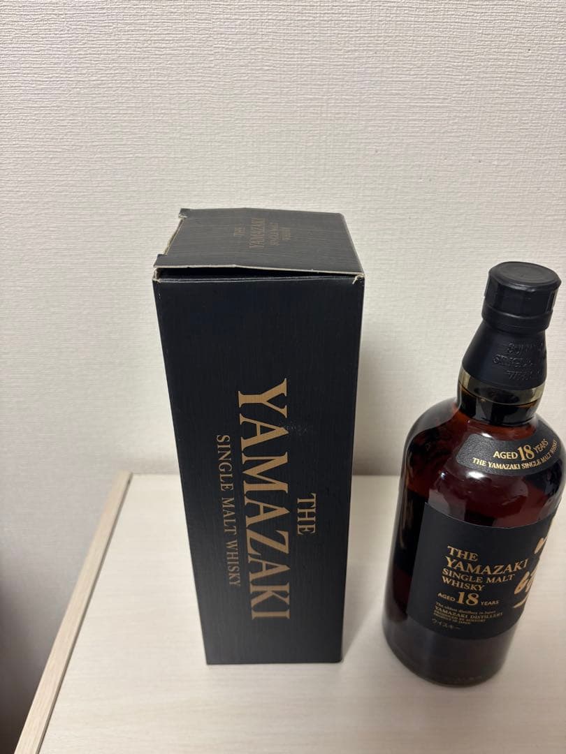 （希少）サントリーシングルモルト山崎１８年 旧ボトル　７００ｍｌ　１本