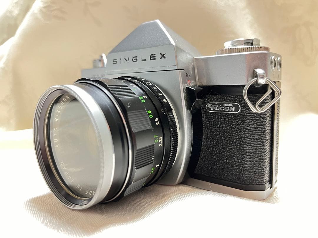 リコー　SINGLEX TLS F1.7明るくぼけの美しいレンズ　フィルター付