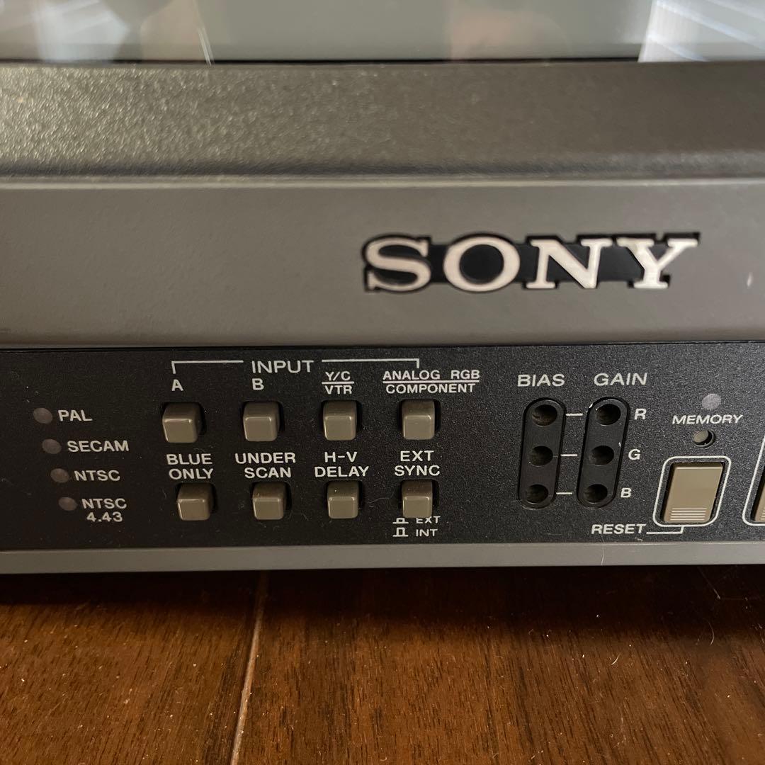 SONYトリニトロンカラービデオモニター PVM-1444Q【映像音声テスト済】