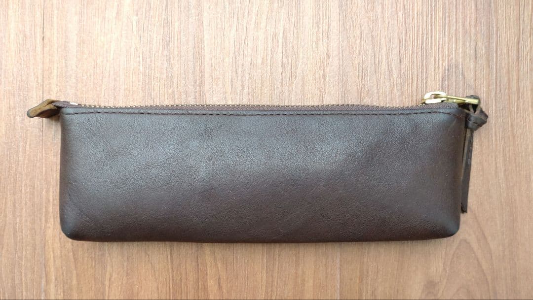 slow&co Bono - Pen Case -　本革ダークブラウンペンケース