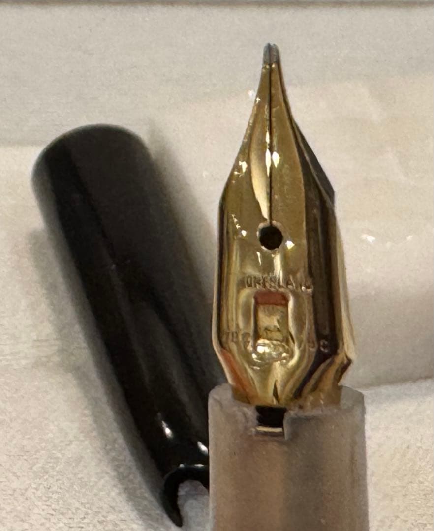 【極美品】モンブラン万年筆 No12 1960s ペン先18c 750 ブラック