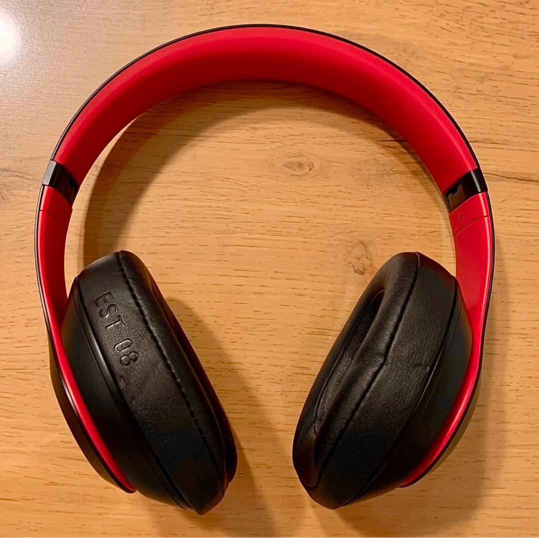 【限定モデル】beats studio 3ワイヤレス ヘッドホン ブラックレッド