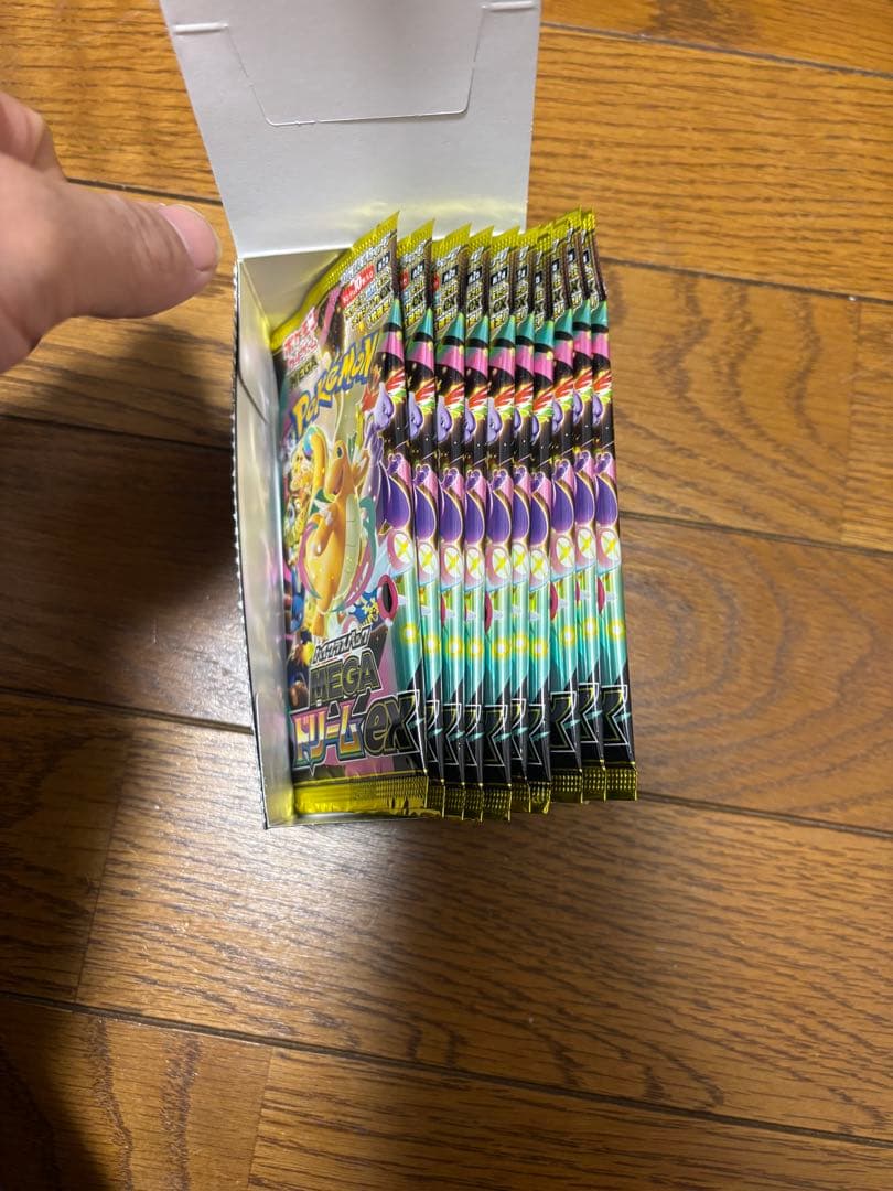 ポケモンカードMEGAドリームex 1BOX シュリンクなしぺりぺりなし