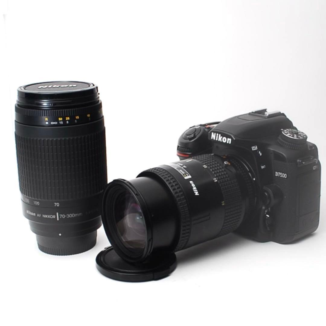Nikon D7500 望遠付ダブルレンズ 高性能モデル