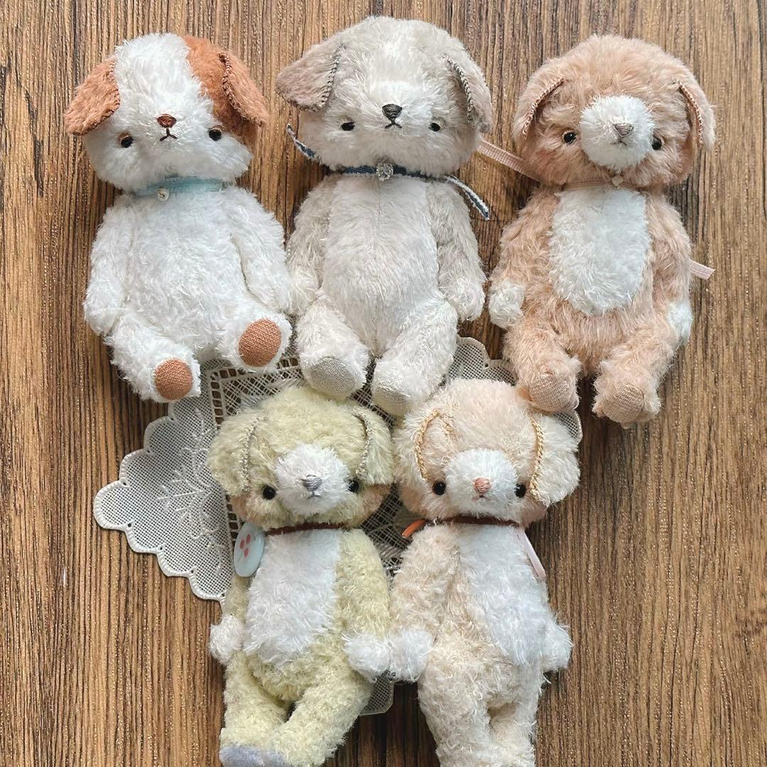 ネムネムワンワン ぬいぐるみ テディベア ハンドメイド 海外作家様 犬 タレミミ