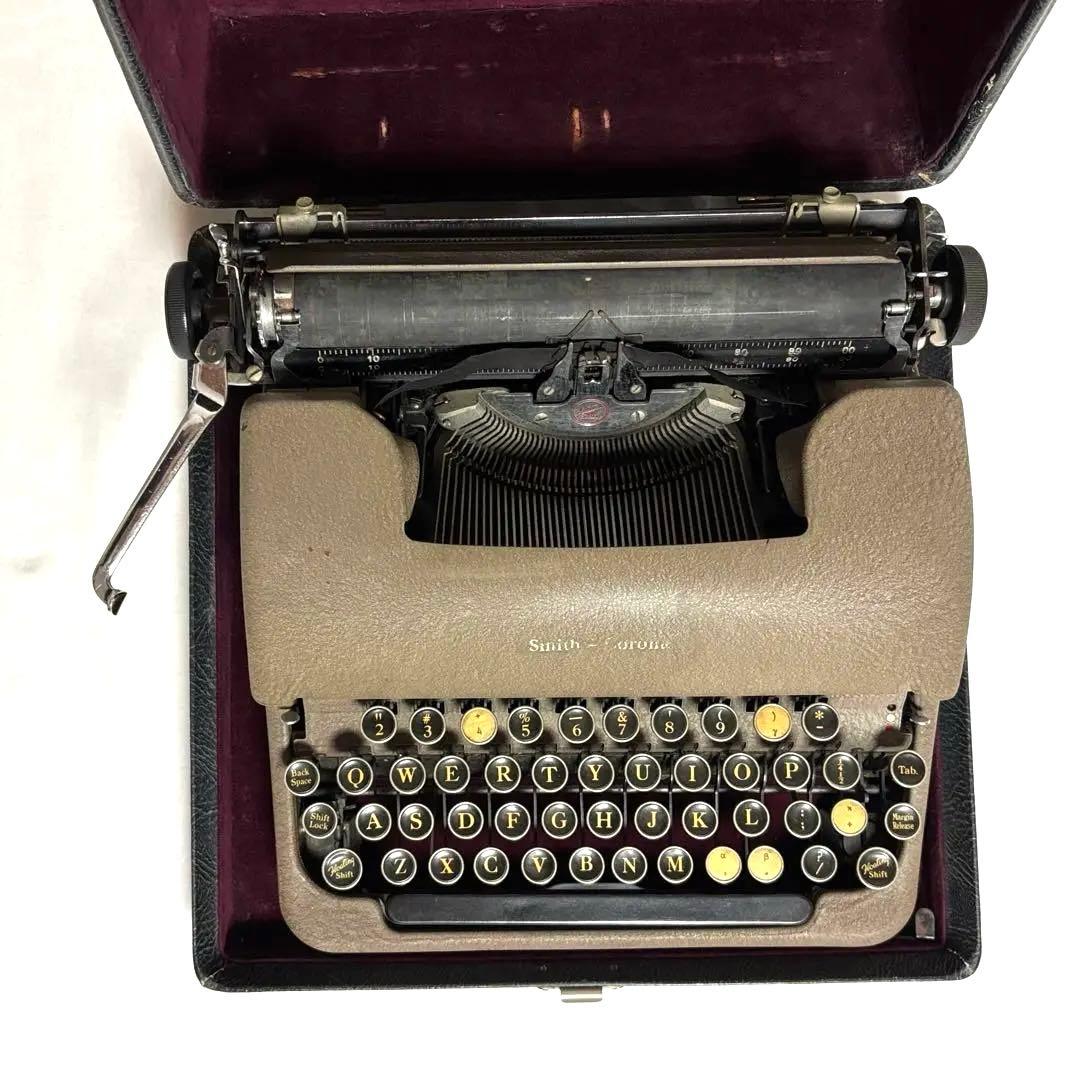 【可動品・箱付】 Smith Corona タイプライター USA スミスコロナ