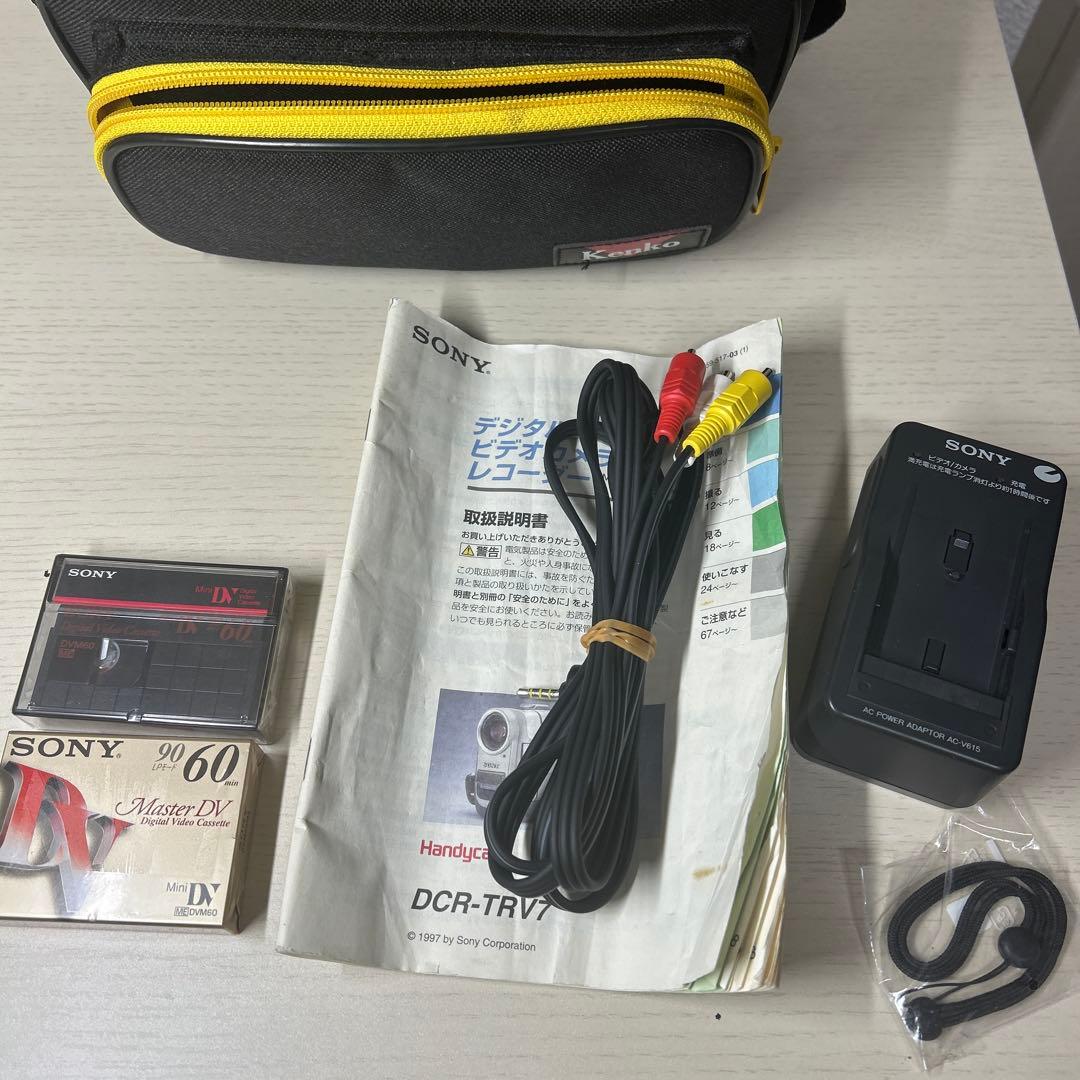 【DCR-TRV7】SONY miniDV デジタルビデオカメラ 付属品多数✨