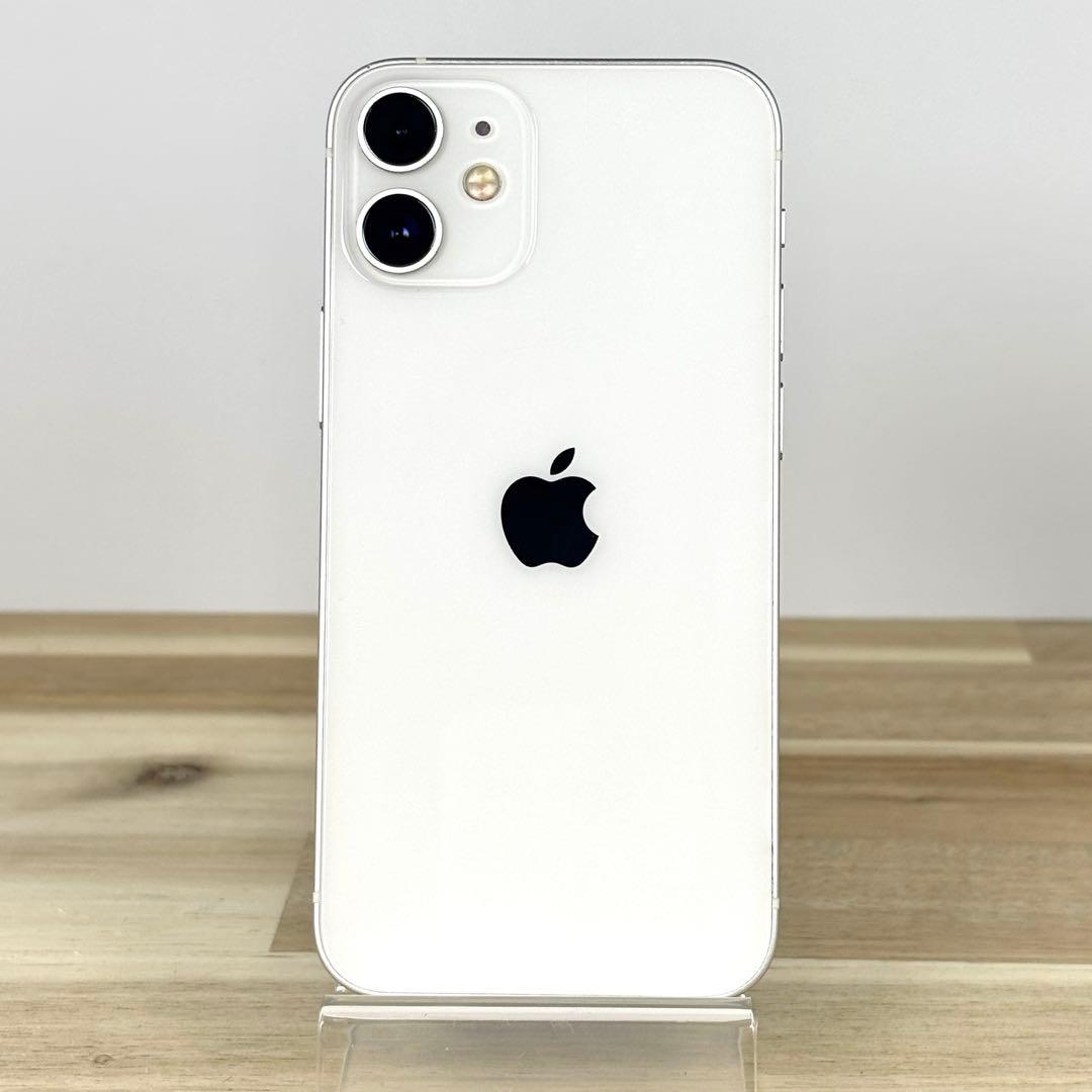 【電池新品100%】iPhone 12mini256GB |白|SIMフリー
