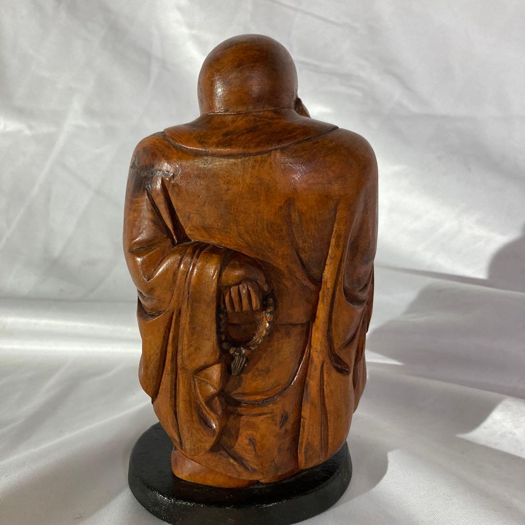 七福神　木彫り　布袋様　置物