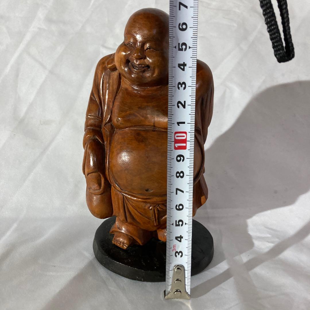 七福神　木彫り　布袋様　置物
