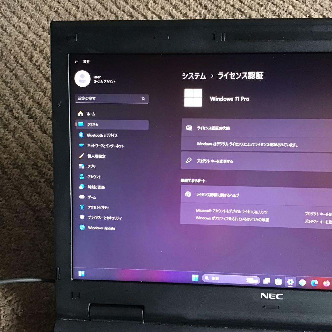 ★NEC VersaPro 最新Win11Pro Core i5 /高速SSD