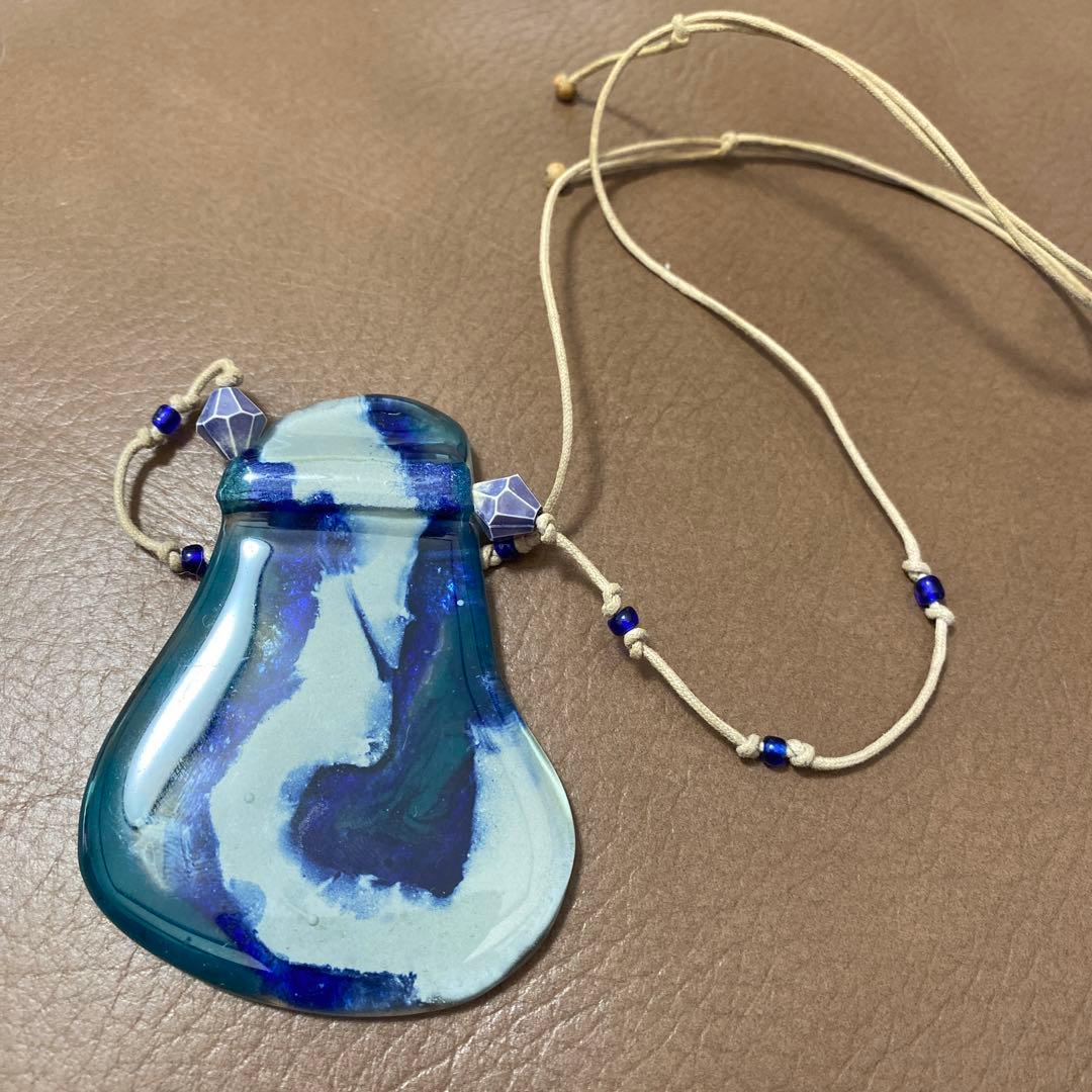 アンティーク　ガラス　ハンドメイド　アクセサリー　ブラジル