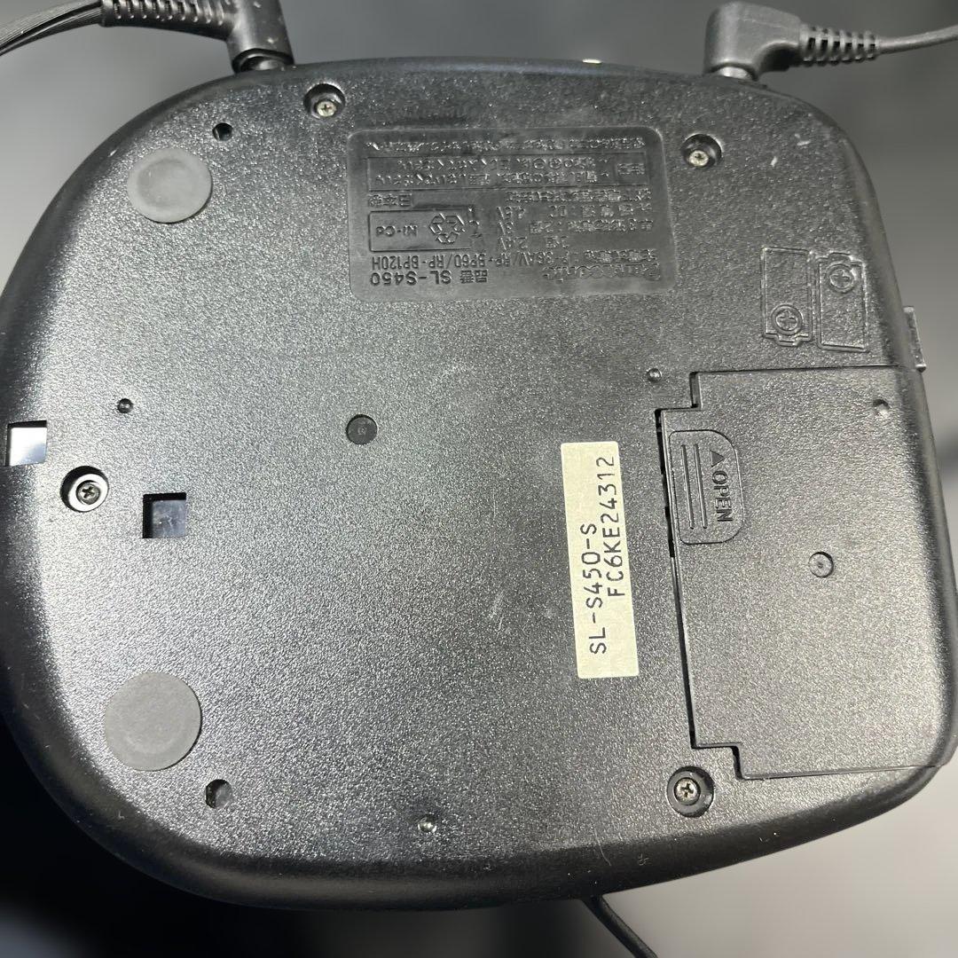 稼働確認済　Panasonic ポータブルCDプレーヤー SL-S450