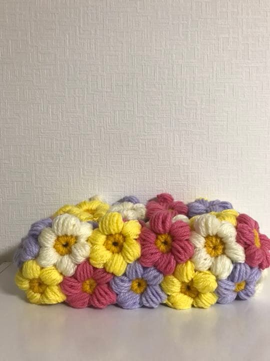 65.モリーの花のティッシュボックスカバー