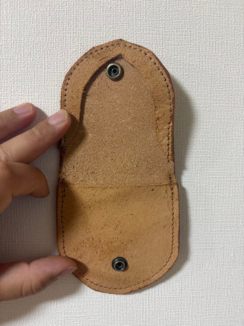 牛革　ケース　ワイルド仕上げ　ハンドメイド