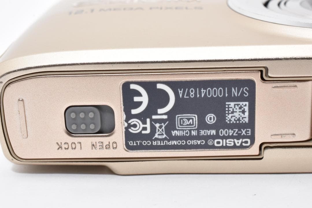 カシオ　CASIO EXILIM EX-Z400 ゴールド ＃A460