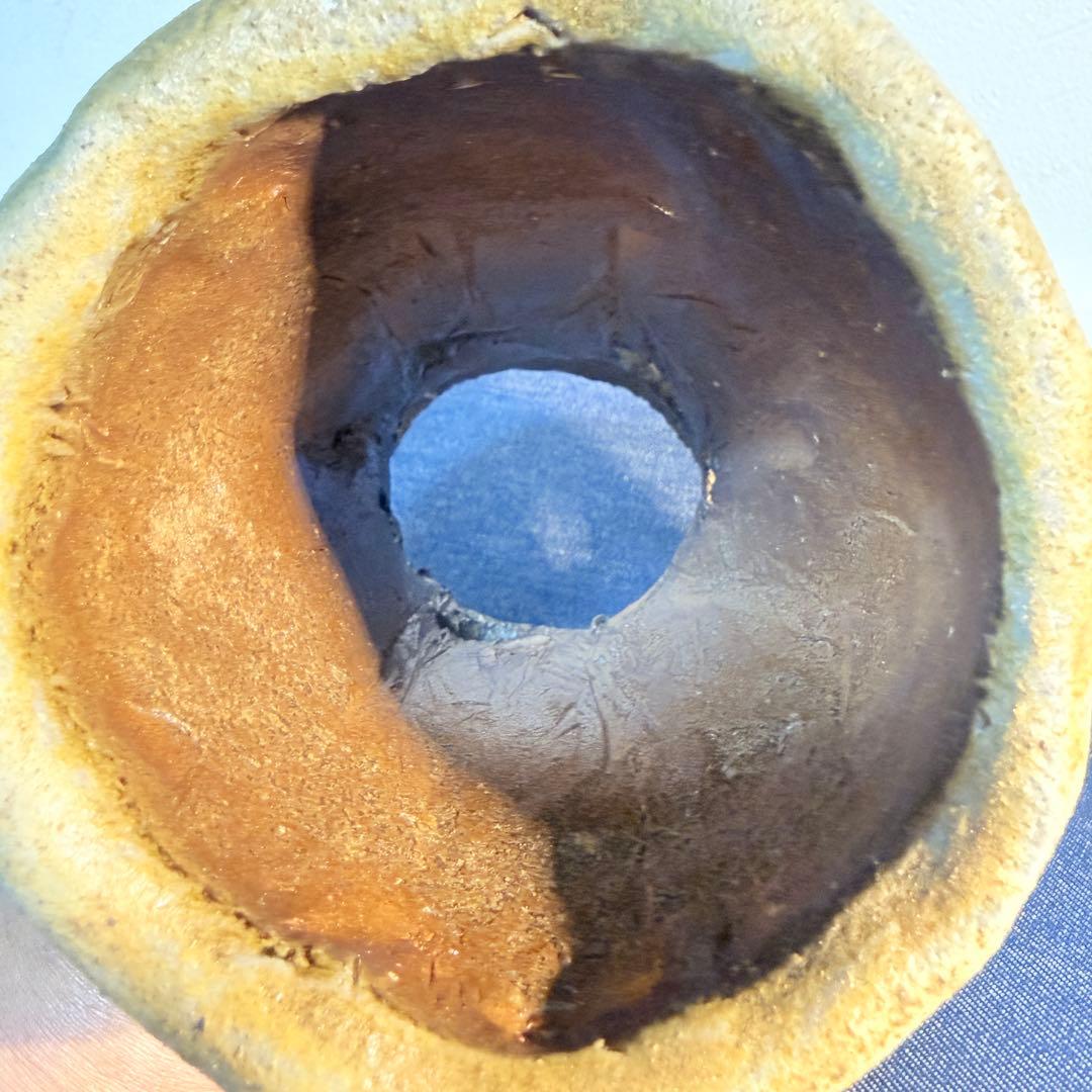 昭和レトロ ガラス 燭台 火袋 燈籠 キャンドルスタンド ヴィンテージ 重厚
