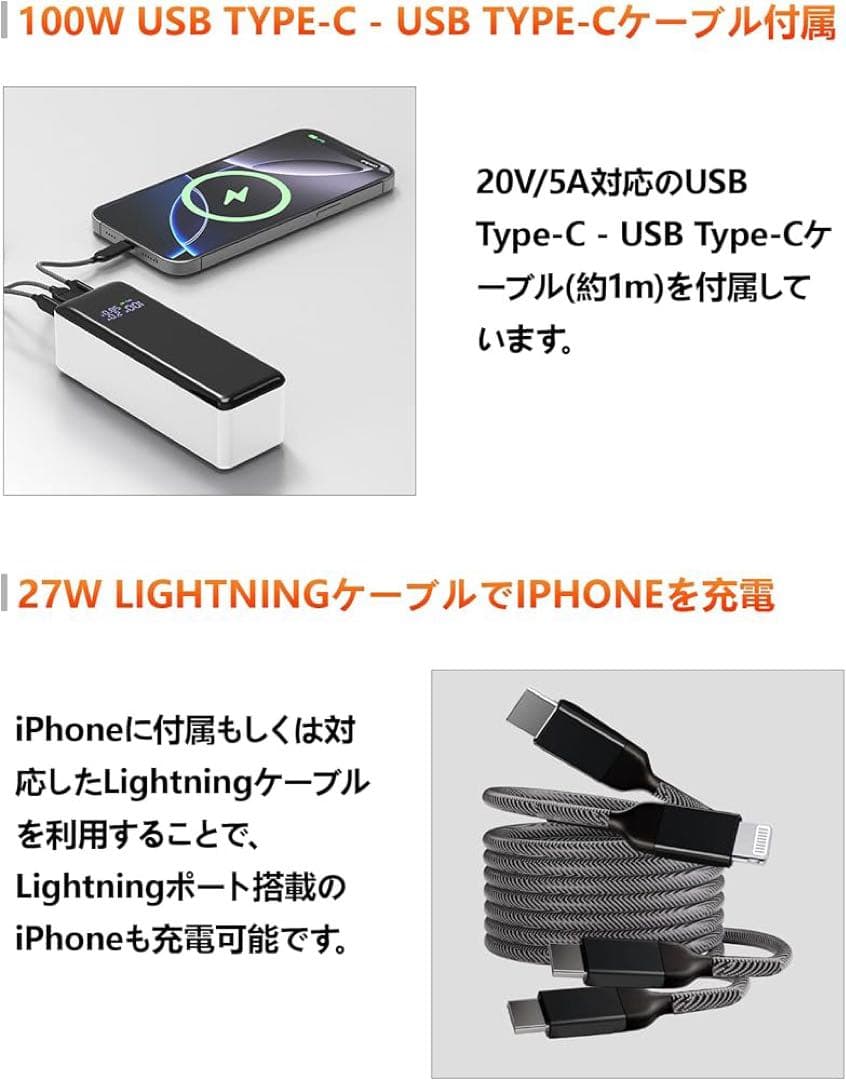 モバイルバッテリー 大容量 40000mAh PSE認証