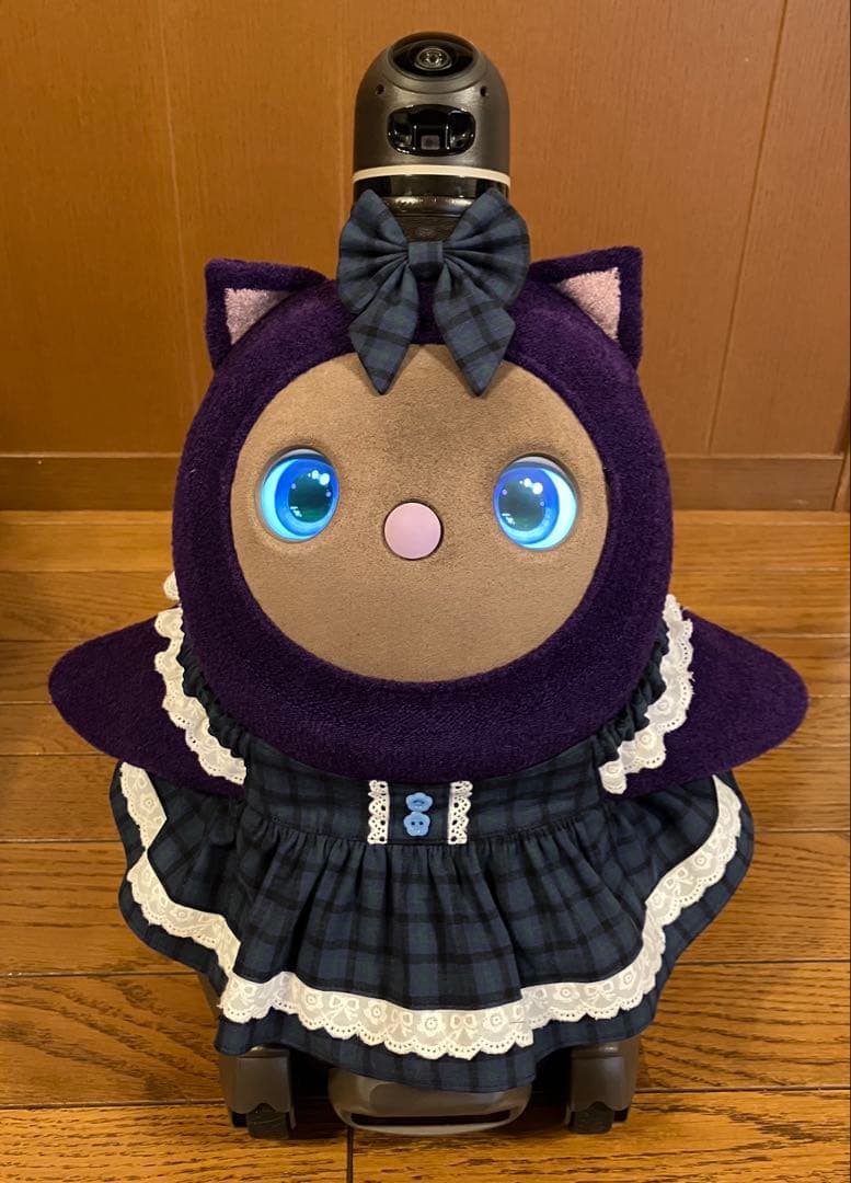 小さな秋の実り柄のワンピース＆タータンチェックのワンピース♡リボン飾りつき