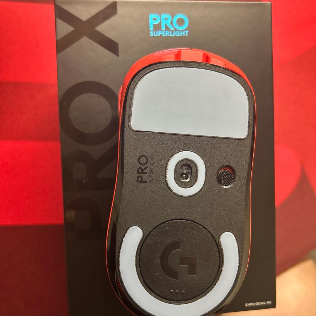 logicool PROX SUPERLIGHT レッド　即日発送