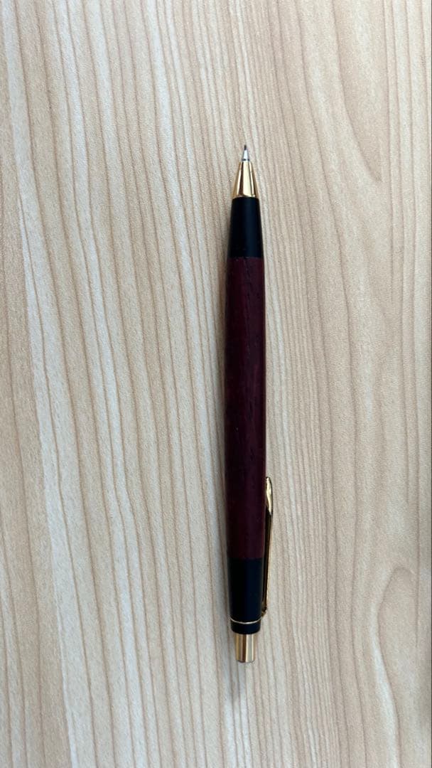 野原工芸 木製シャーペン　紅紫檀　旧型