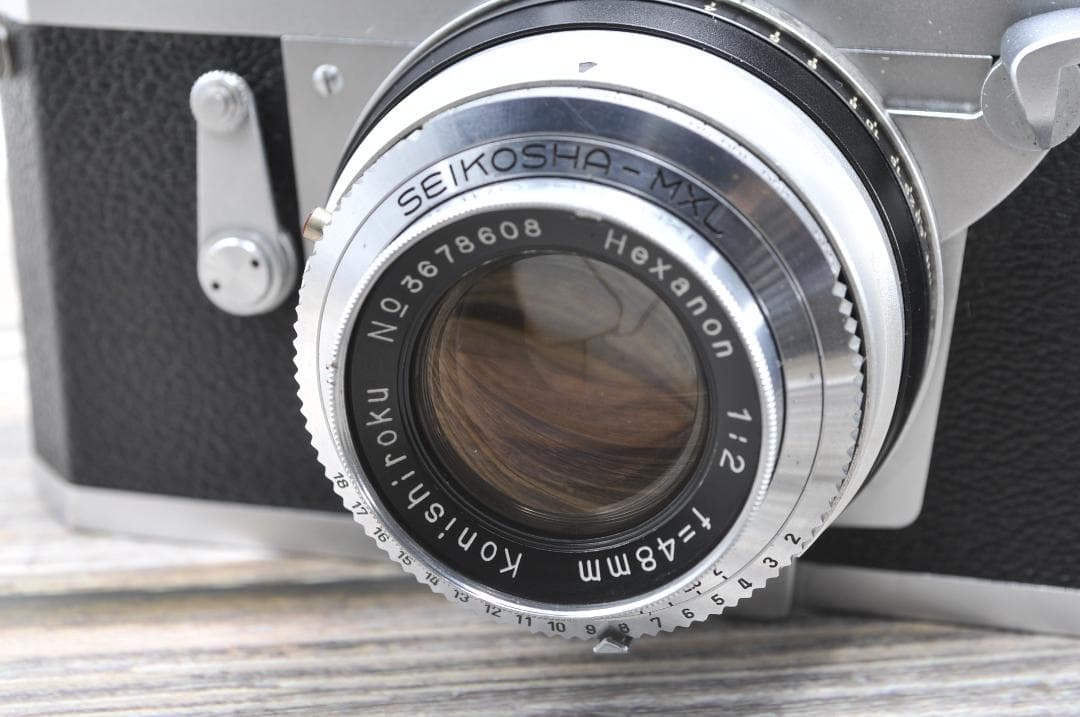 KONICA III フィルムカメラ レトロ アンティーク Hexanonレンズ