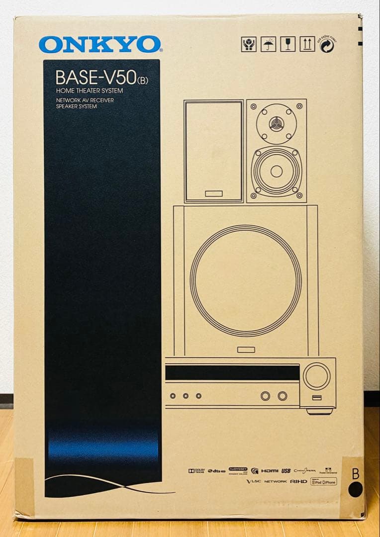 美品 ONKYO 2.1chシネマパッケージ BASE-V50(B)